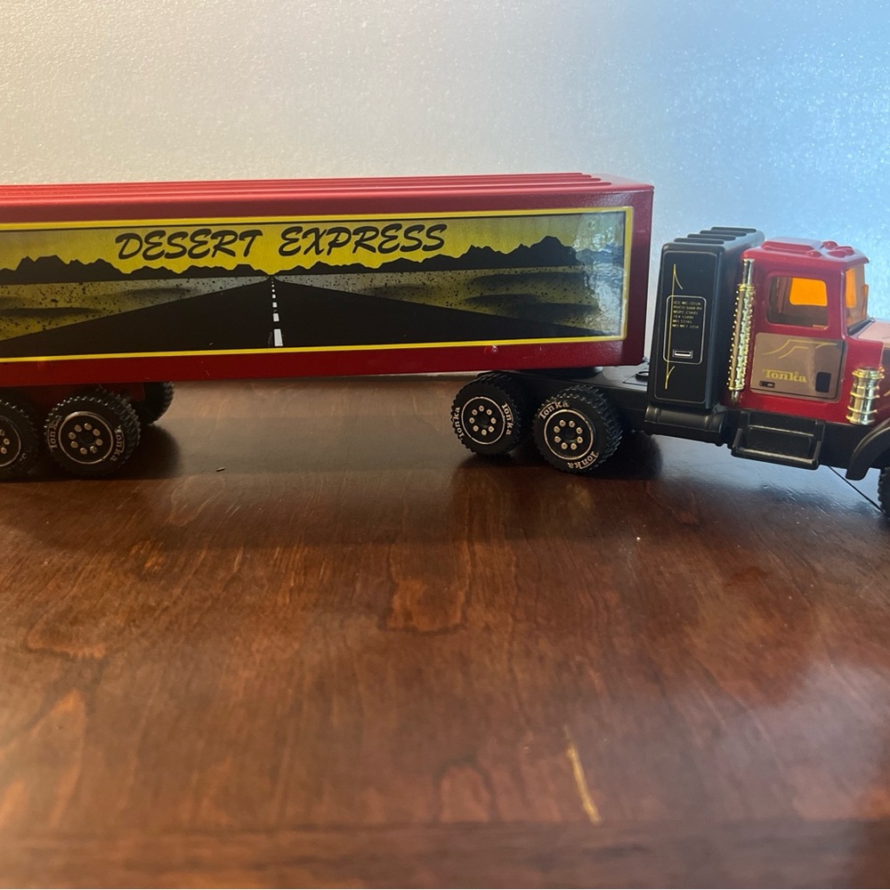 Tonka Red and Black Die-Cast Toy Vehicles